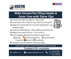 Make Income Tax Filing Simple with EGSTIN