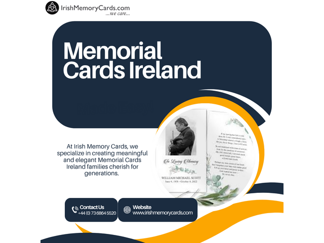 Memorial Cards Ireland - Irish Memory Cards