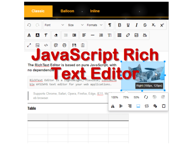 The Most Advanced Converter for Rich text editor JavaScript