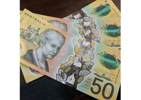 Buy Fake AUS 50 Dollar Note Online