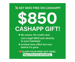 cashapp gift card $850