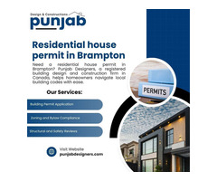 Residential House Permit In Brampton