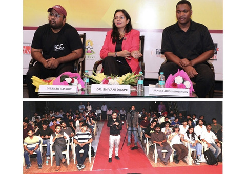 Team Behind Dilli Dark Visits AAFT, Celebrating the Contribution