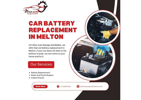 Trusted Car Battery Replacement in Melton