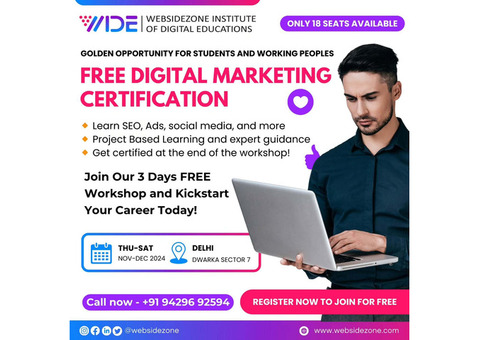 Online Digital Marketing Masters Course in India - Wide Institute
