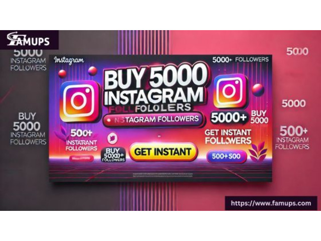 Boost Your Online Presence with Buy 5000 Instagram followers