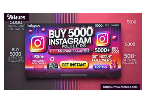 Boost Your Online Presence with Buy 5000 Instagram followers