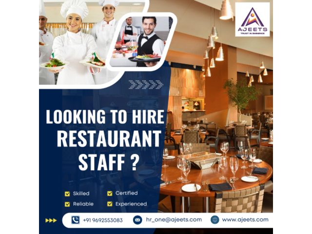 Top Restaurant Recruitment Agency for Skilled Hospitality Talent