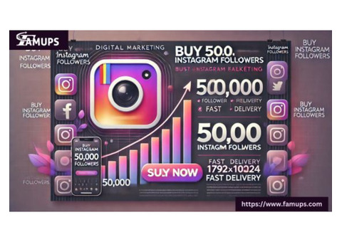 Boost your Instagram Presence with Buy 50000 Instagram Followers