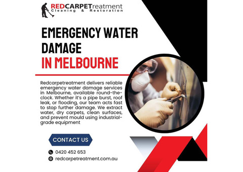 Emergency Water Damage in Melbourne – 24/7 Help Available