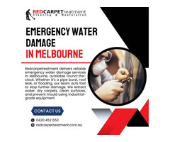 Emergency Water Damage in Melbourne – 24/7 Help Available
