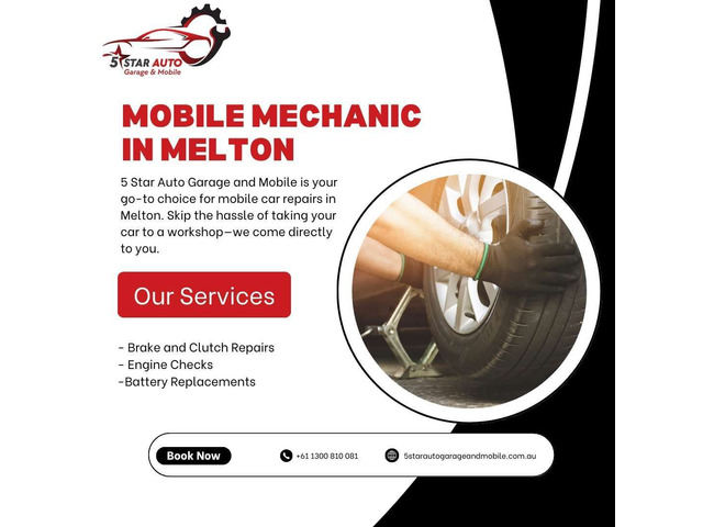Reliable Mobile Mechanic in Melton – We Come to You!