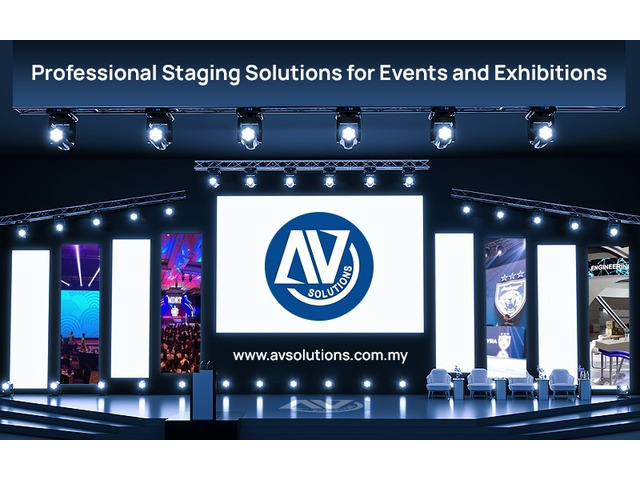 Professional Staging Solutions for Events and Exhibitions