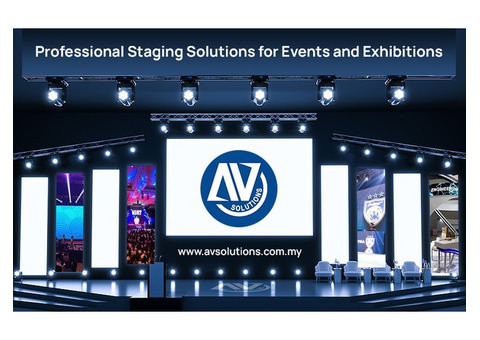 Professional Staging Solutions for Events and Exhibitions
