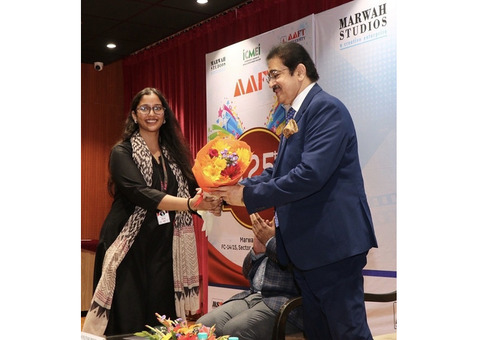 Dr. Sandeep Marwah Inspires 125th Batch of AAFT with a Powerful Master