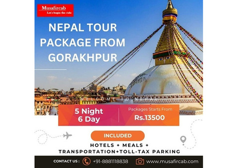 Nepal Tour Package from Gorakhpur