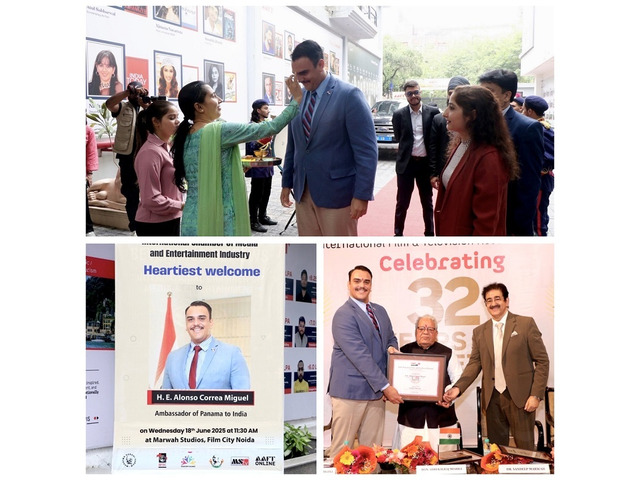 Alonso Correa Miguel Honoured with Patronship of Indo Panama Film