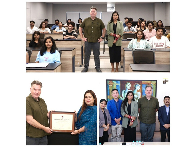 UK Media Educator Dr. Sam Coley Conducts Inspiring Workshop at AAFT