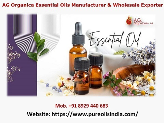 AG Organica: USA’s Trusted Essential Oil Manufacturer And Supplier