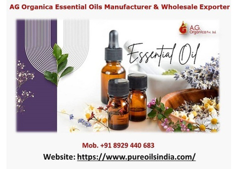 AG Organica: USA’s Trusted Essential Oil Manufacturer And Supplier