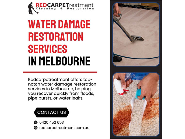 Affordable Water Restoration Services in Melbourne – Redcarpetreatment