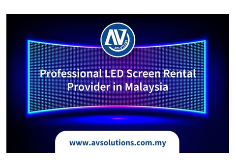 Professional LED Screen Rental Provider in Malaysia