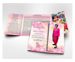 Funeral Program Gatefold