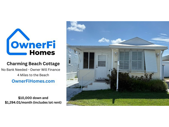 Own Your Florida Dream Home Today!  – No Bank Needed