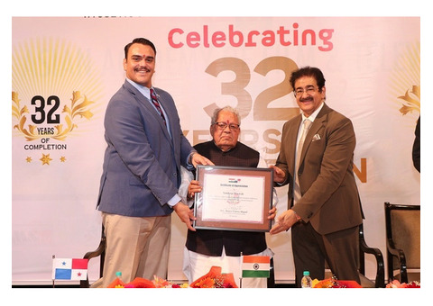 Sandeep Marwah Honoured by Ambassador of Panama for His Outstanding