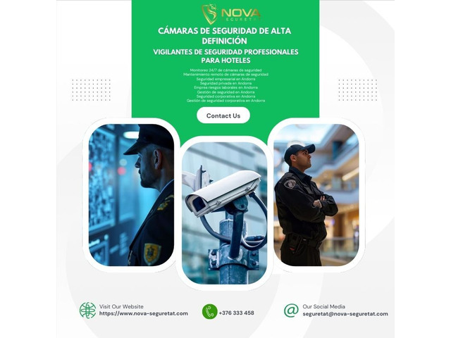 Vigilantes de Seguridad Profesionales para Hoteles | Nova-Seguretat