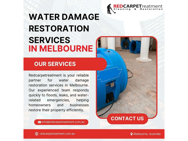 Trusted Water Damage Restoration Services in Melbourne