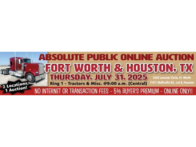 Gear Up for Deals Tractors And Misc Auction Fort Worth, TX 2025