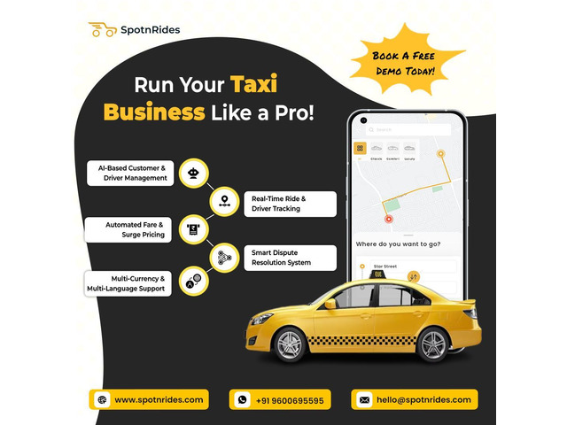 Simplify Your Taxi Business with SpotnRides Dispatch Software