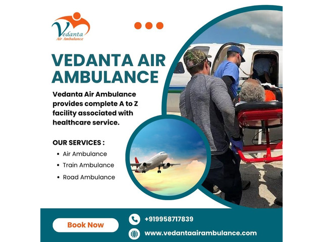 Magnificent Air Ambulance with Medical System from Mumbai