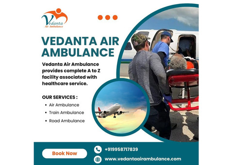 Magnificent Air Ambulance with Medical System from Mumbai