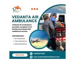 Magnificent Air Ambulance with Medical System from Mumbai