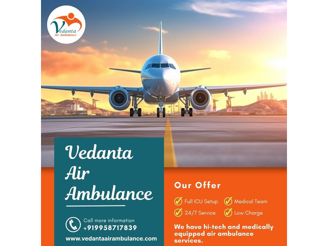 Low-charge Air Ambulance with Medical Features in Coimbatore