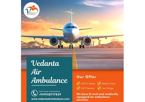 Low-charge Air Ambulance with Medical Features in Coimbatore