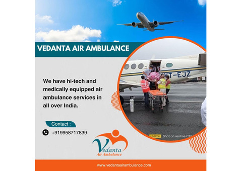 Emergency Air Ambulance with Superb Medical Care from Patna