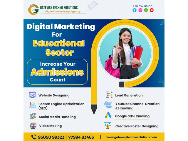 Social Media Marketing for Schools || Gateway Techno Solutions