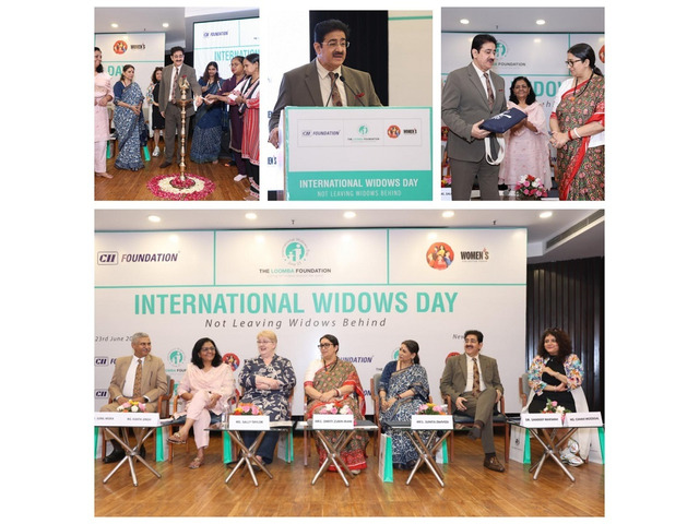 Dr. Sandeep Marwah Inaugurates International Widows Day at India