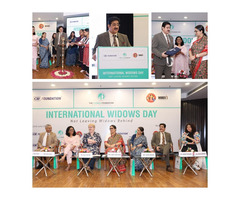 Dr. Sandeep Marwah Inaugurates International Widows Day at India