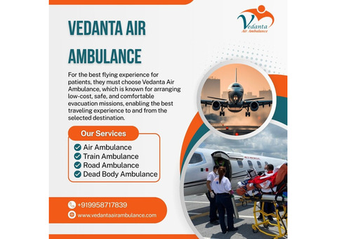 Advanced Air Ambulance with Proper Medical System from Mumbai