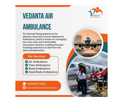 Advanced Air Ambulance with Proper Medical System from Mumbai