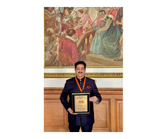 Dr. Sandeep Marwah Honored in Edinburgh, Scotland for Setting Ten