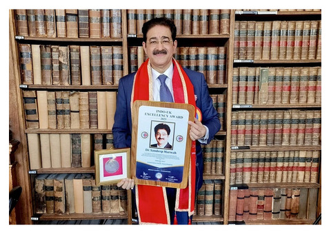 Dr Sandeep Marwah Conferred with Prestigious India–UK Excellency Award
