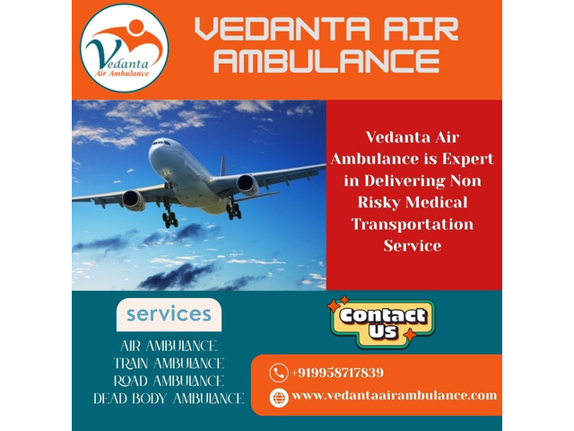 Emergency Air Ambulance with Proper Medical Setup from Mumbai