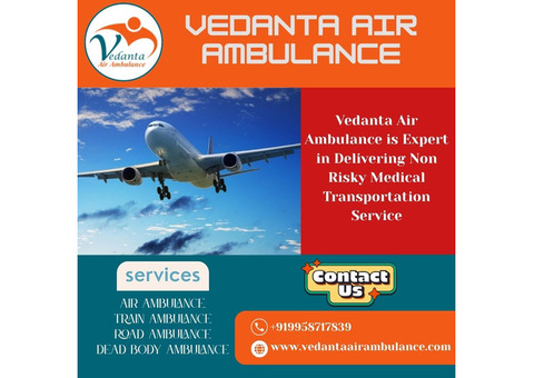 Emergency Air Ambulance with Proper Medical Setup from Mumbai