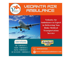 Emergency Air Ambulance with Proper Medical Setup from Mumbai