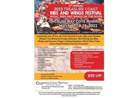 4th Annual Treasure Coast Ribs Wings and Music Festival